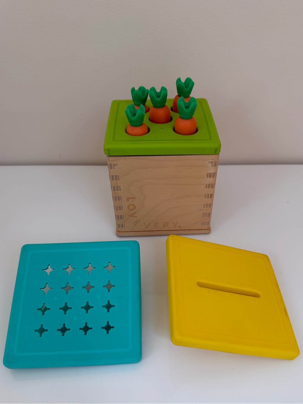 Carrot Lid & Carrots , Wooden Coin Bank lid & Posting Lid